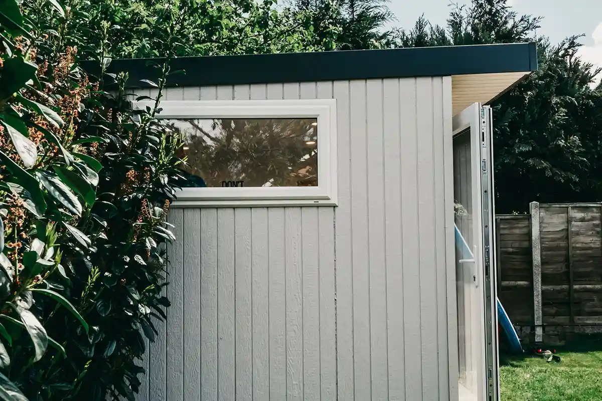Garden room clad in our durable and low maintenance ToughWood cladding 